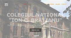 Desktop Screenshot of colegiulbratianu.ro